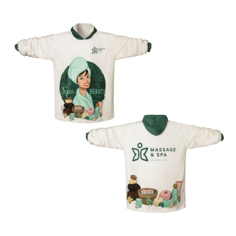 Picture of Unisex Premium 100%Polyester Sublimated  Wearable Blanket