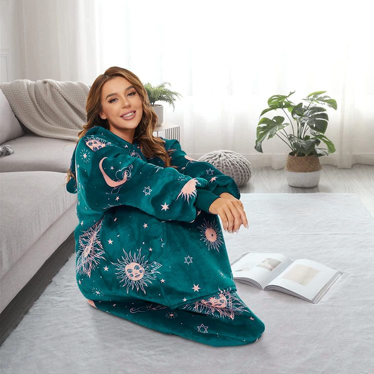 Picture of Unisex Premium 100%Polyester Sublimated  Wearable Blanket