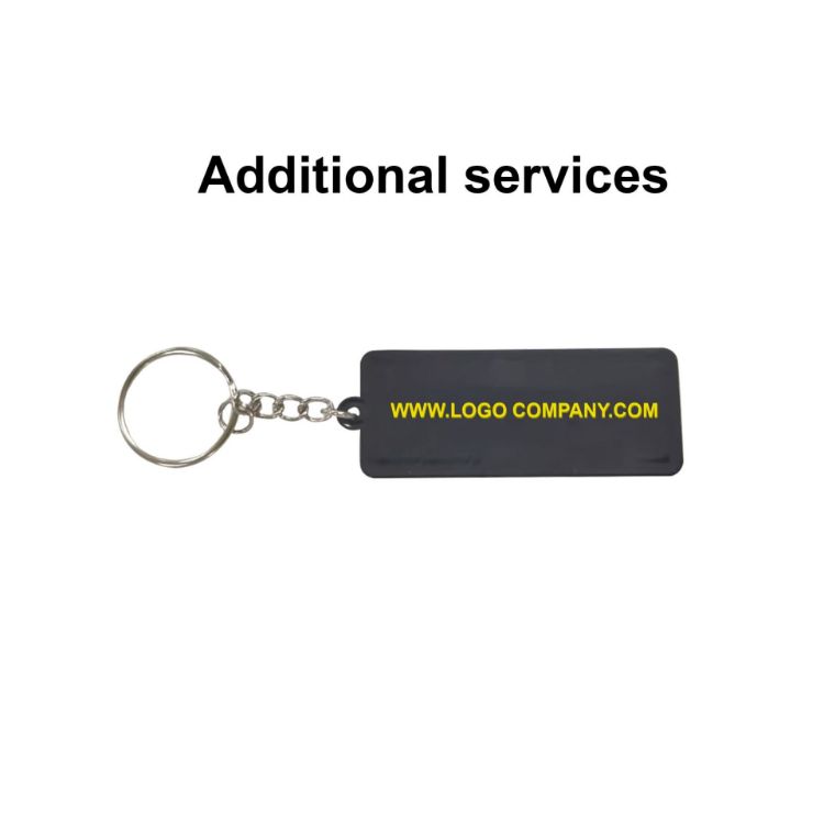Picture of Custom Shape PVC Keyring