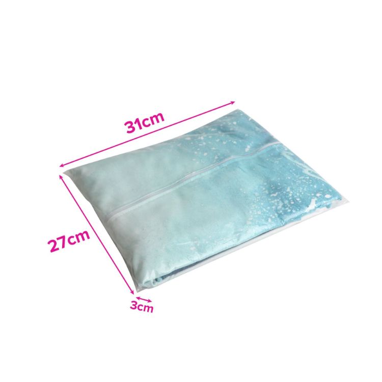 Picture of 100%Microfibre Sublimation Hooded Change Towel with Zip