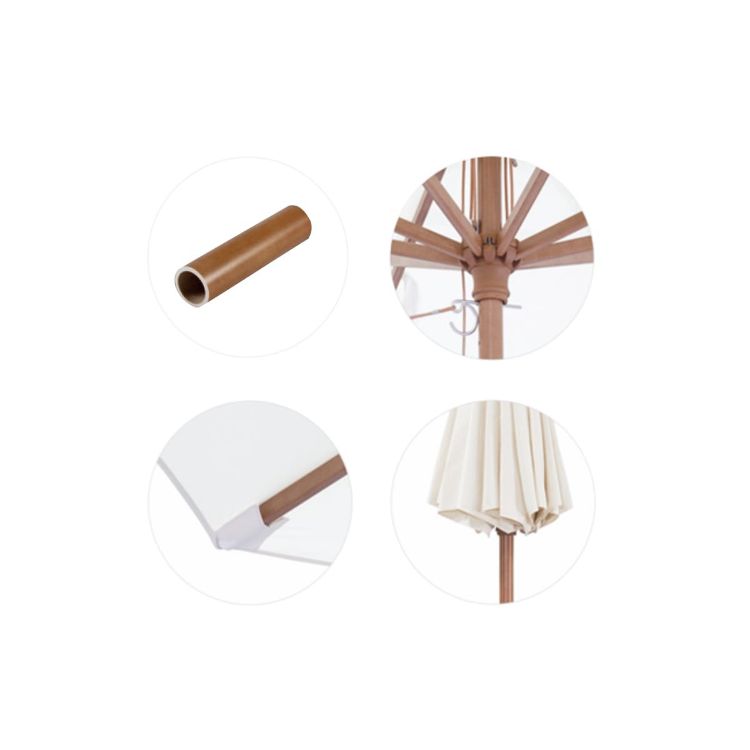 Picture of 4x4m Wind-resistant Octagon Stock Colour Outdoor Umbrella
