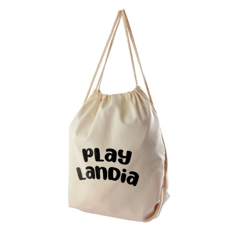 Picture of Calico Drawstring Library Backpack
