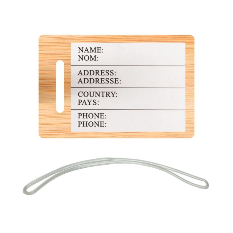 Picture of Transit Bamboo Luggage Tag