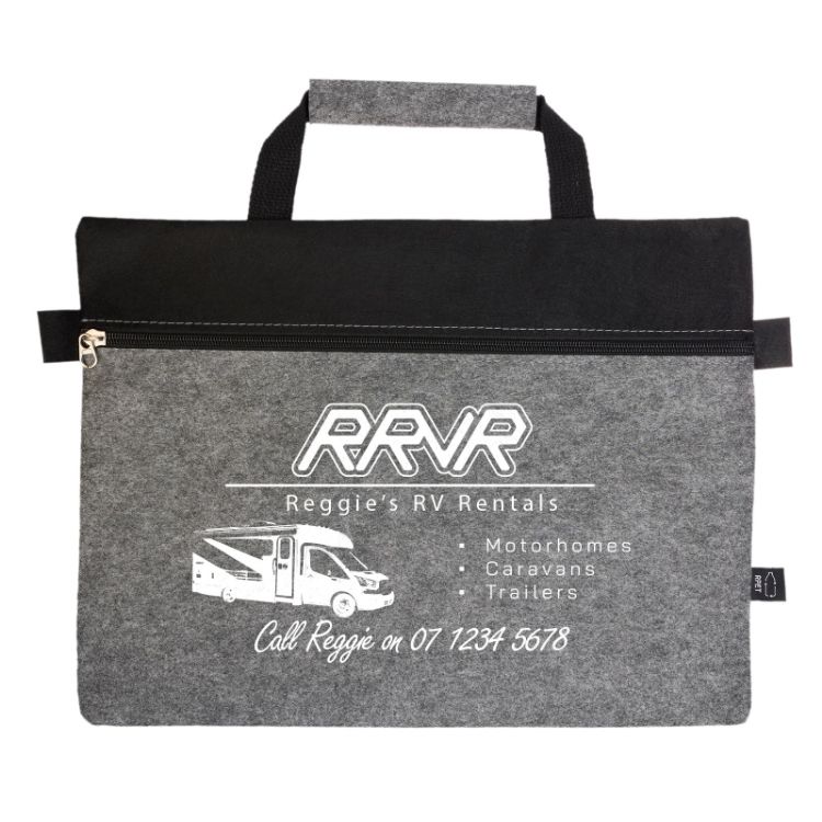 Picture of Montana RPET Felt Satchel