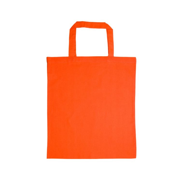 Picture of Coloured Cotton Short Handle Tote Bag