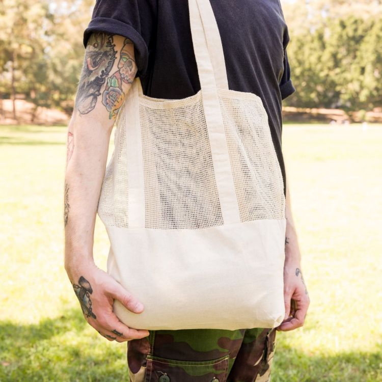 Picture of Scoot Calico / Mesh Tote Bag