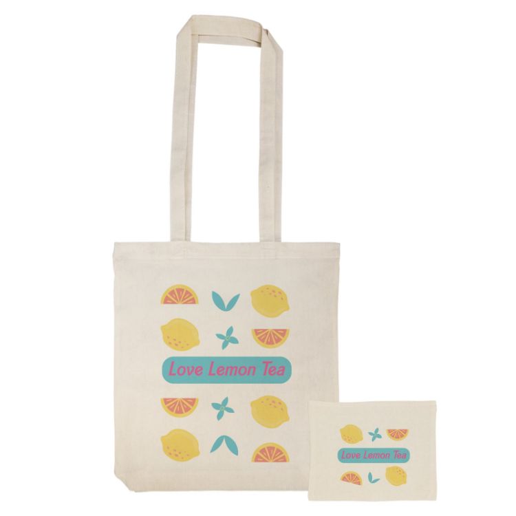 Picture of City Shopper Folding Calico Bag (LH)