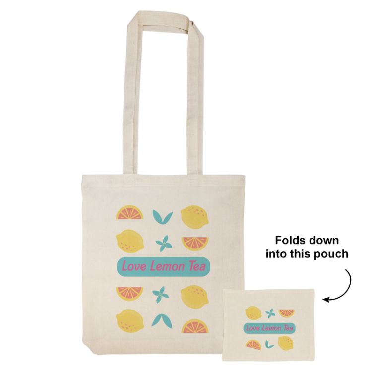 Picture of City Shopper Folding Calico Bag (LH)