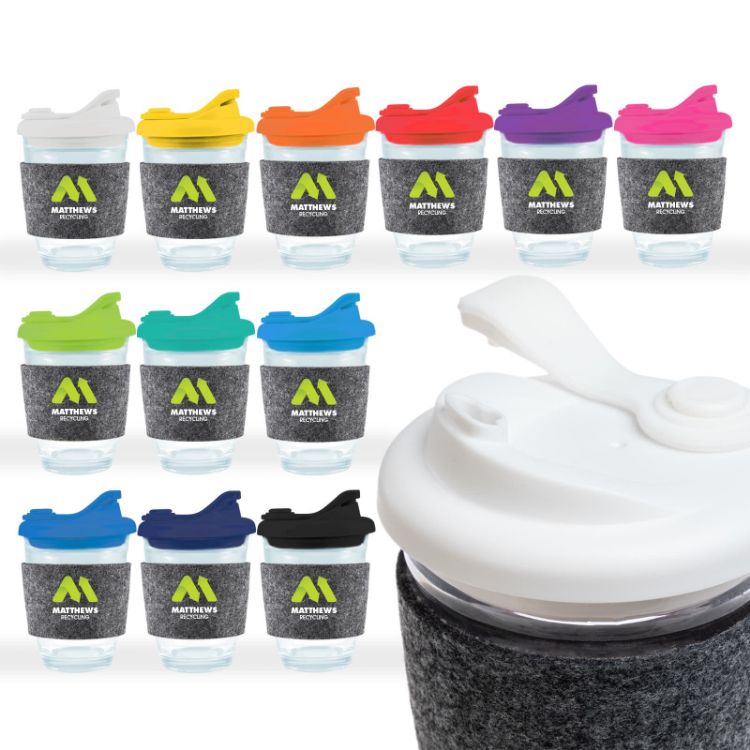 Picture of Vienna Coffee Cup / Snap Lid / RPET Band