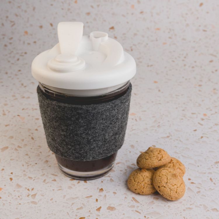 Picture of Vienna Coffee Cup / Snap Lid / RPET Band