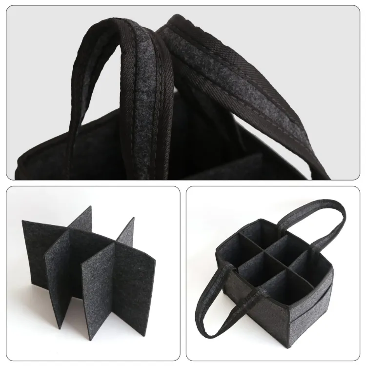 Picture of Felt Wine Tote Bag