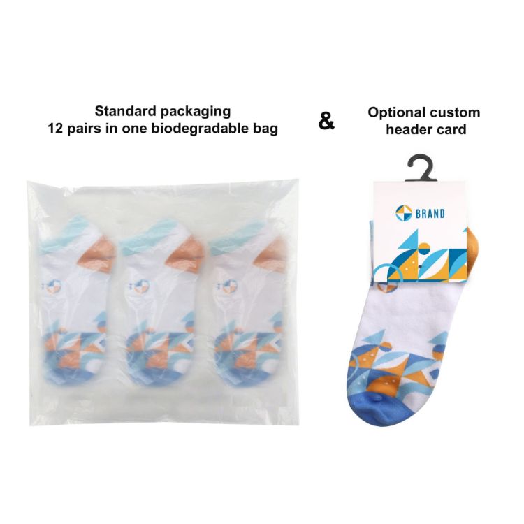 Picture of Low Cut Custom Pattern Socks