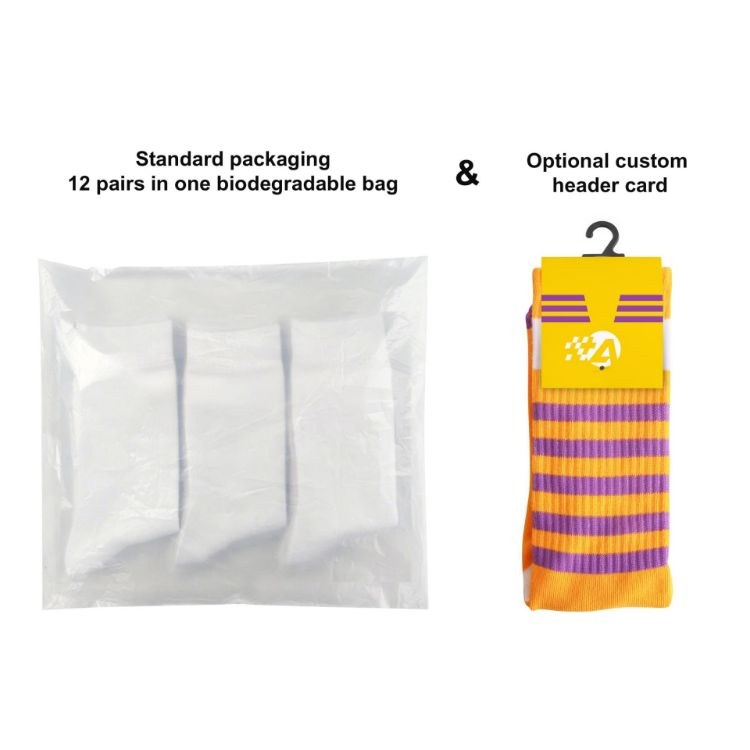 Picture of Premium Crew Woven Work Socks - With Towel Bottom