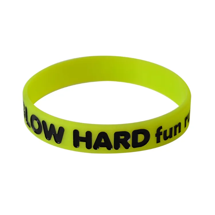 Picture of Debossed Colour Filled Wristband
