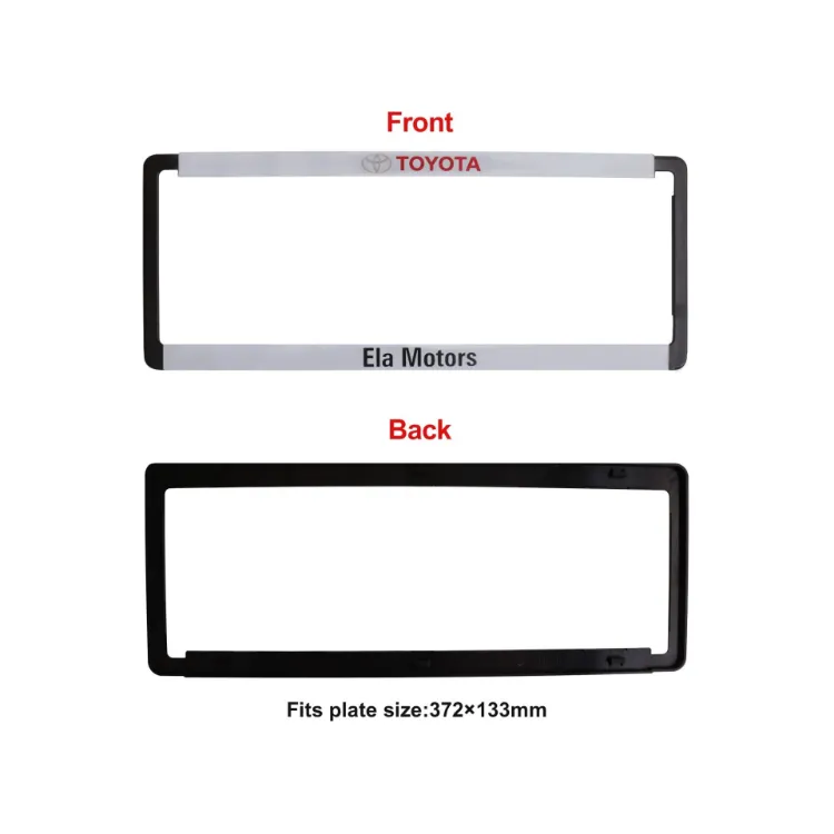 Picture of Plastic Licence Plate Frame