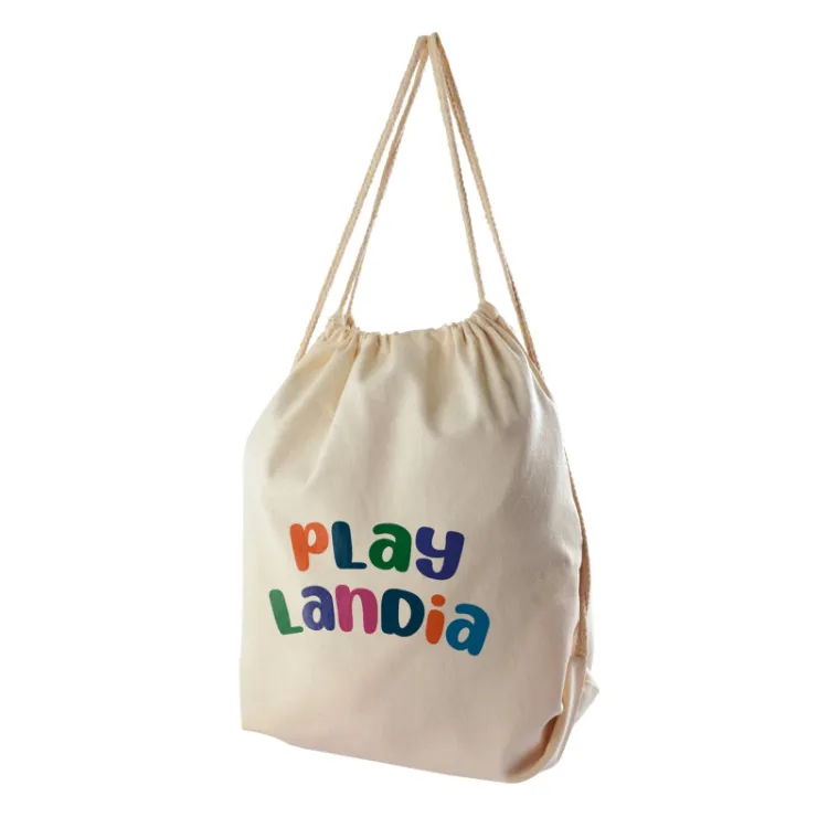 Picture of Calico Drawstring Library Backpack