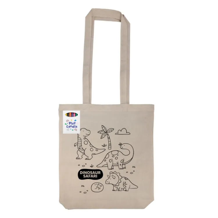 Picture of Get Crafty Folding Calico Bag and Crayons
