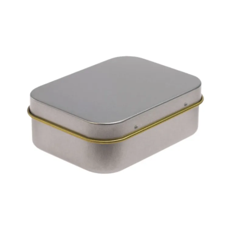Picture of Assorted Colour Mini Jelly Beans in Silver Rectangular Tin