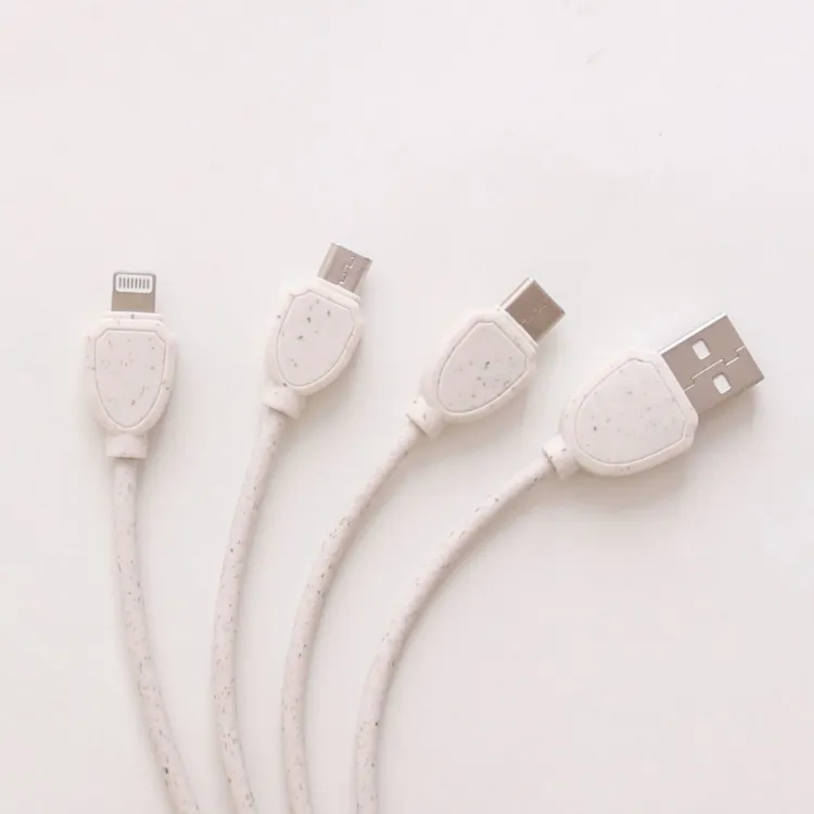 Picture of Wheat Straw Charging Cable - Round Shape