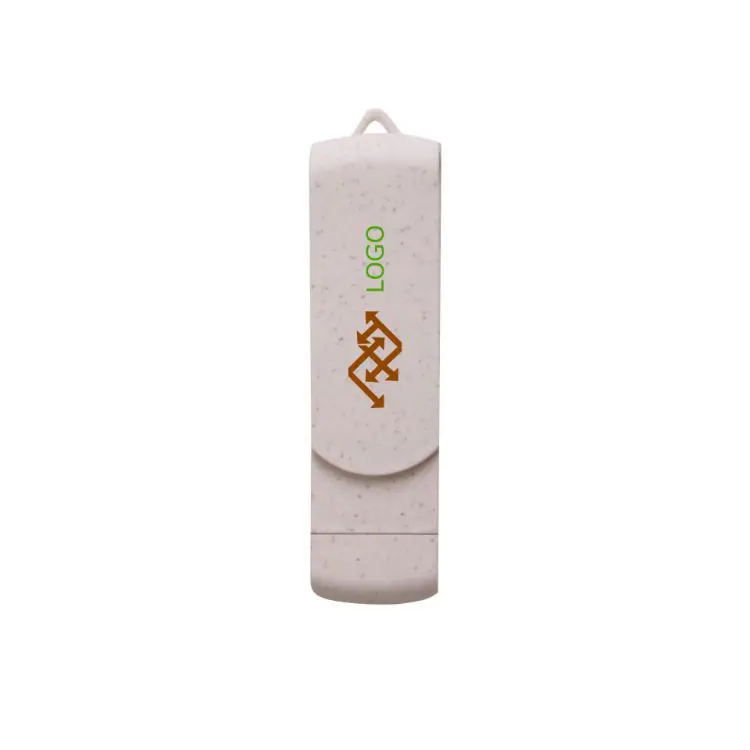 Picture of Rotate Wheat Straw Type C Flash Drive