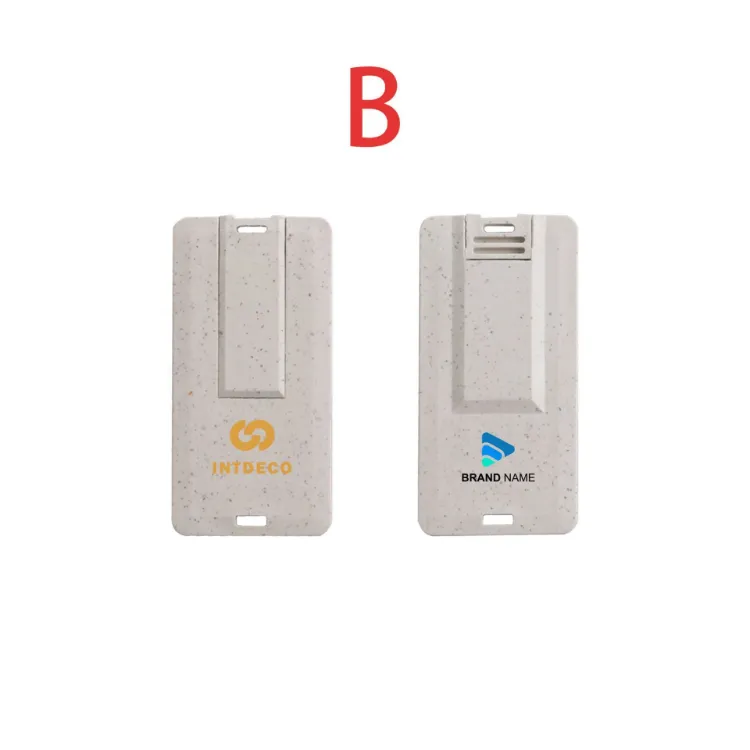 Picture of Wheat Straw Credit Card Flash Drive