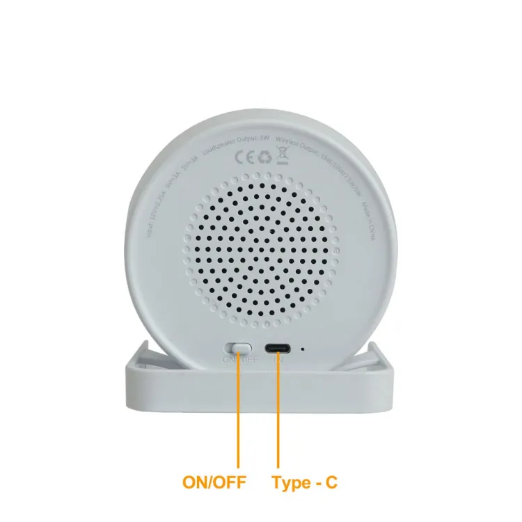 Picture of Night Light Speaker with wireless charger