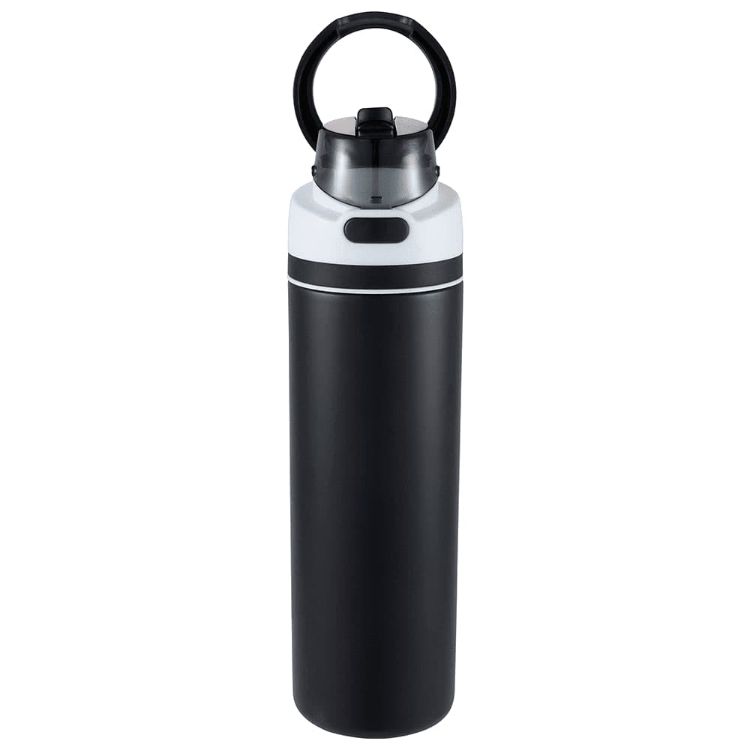 Picture of Elvin 900ml Recycled Stainless Flip Straw Bottle