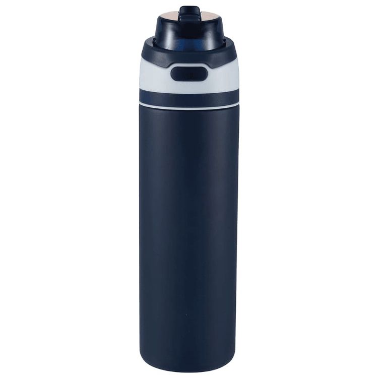 Picture of Elvin 900ml Recycled Stainless Flip Straw Bottle