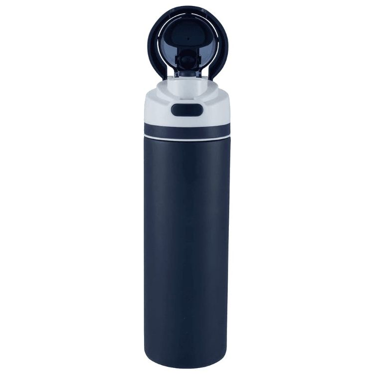 Picture of Elvin 900ml Recycled Stainless Flip Straw Bottle
