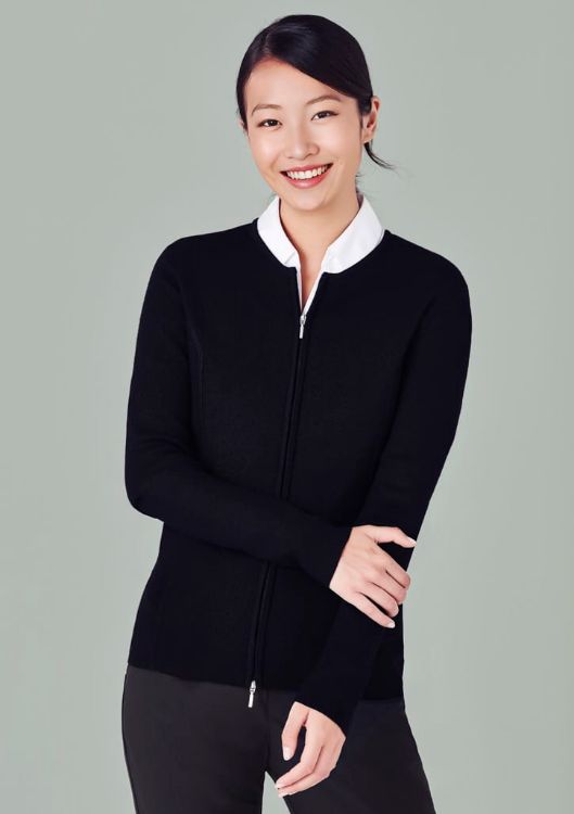 Picture of Womens 2-Way Zip Cardigan