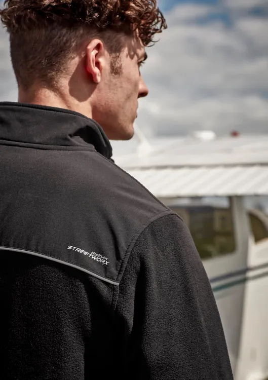 Picture of Unisex Streetworx Lightweight 1/4 Zip Polar Fleece