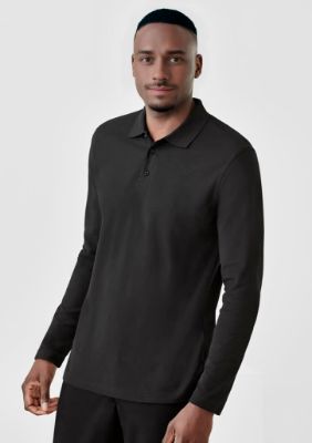 Show details for Crew Mens Long Sleeve Polo Picture of Crew Mens Long Sleeve Polo