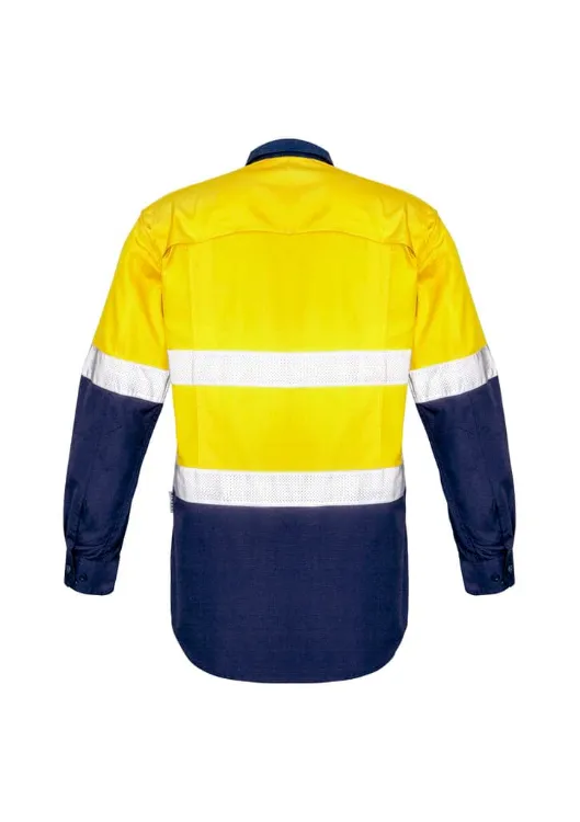 Picture of Mens Rugged Cooling Hi Vis Taped Long Sleeve Shirt
