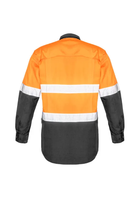 Picture of Mens Rugged Cooling Hi Vis Taped Long Sleeve Shirt