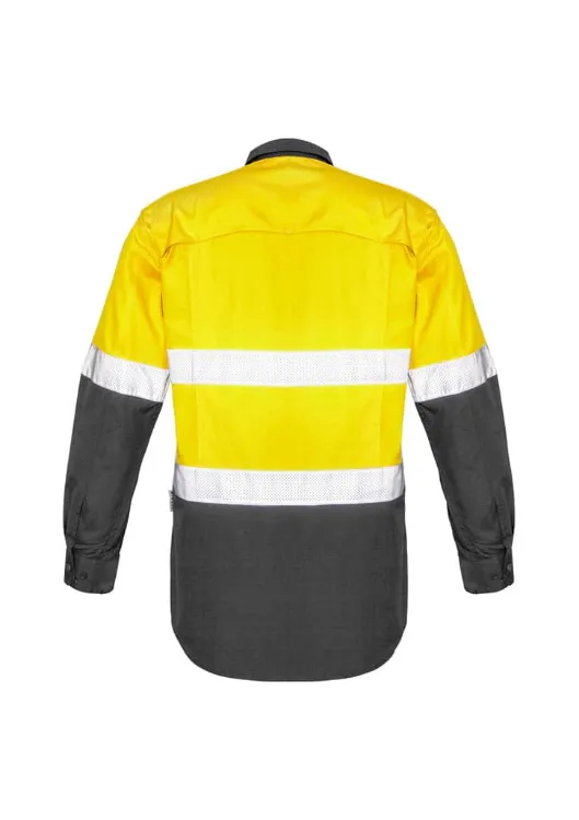 Picture of Mens Rugged Cooling Hi Vis Taped Long Sleeve Shirt
