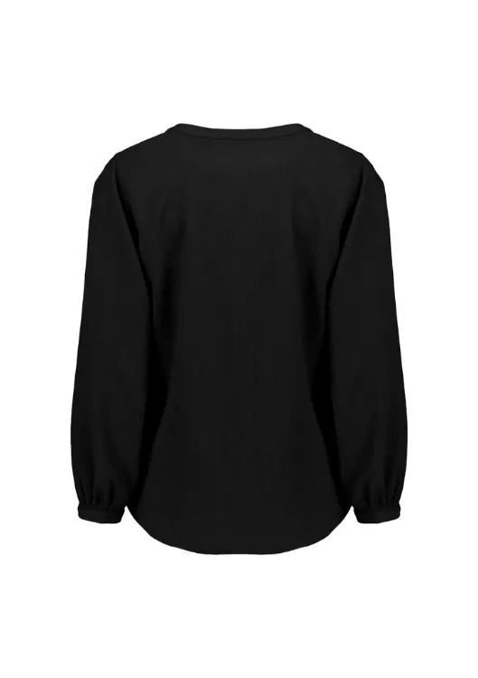 Picture of Womens Ruche Long Sleeve Blouse