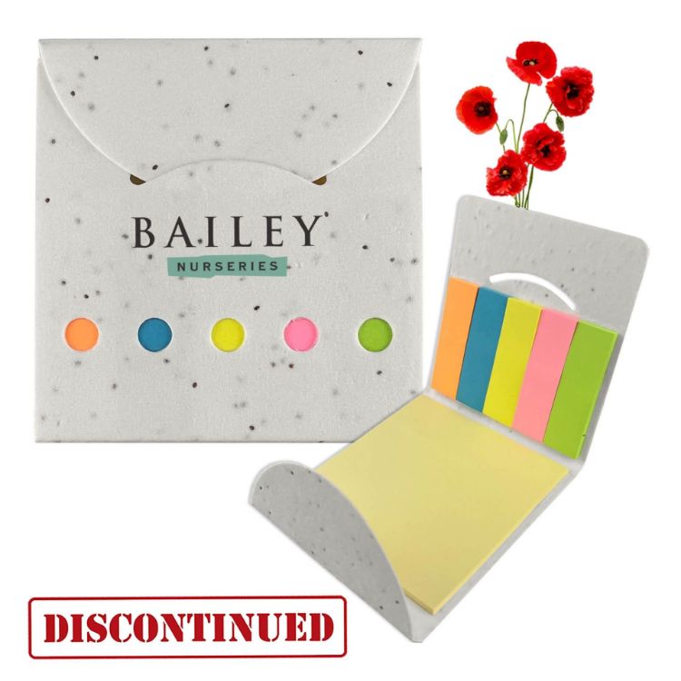 Picture of Corn Poppy Seed Sticky Note Pad