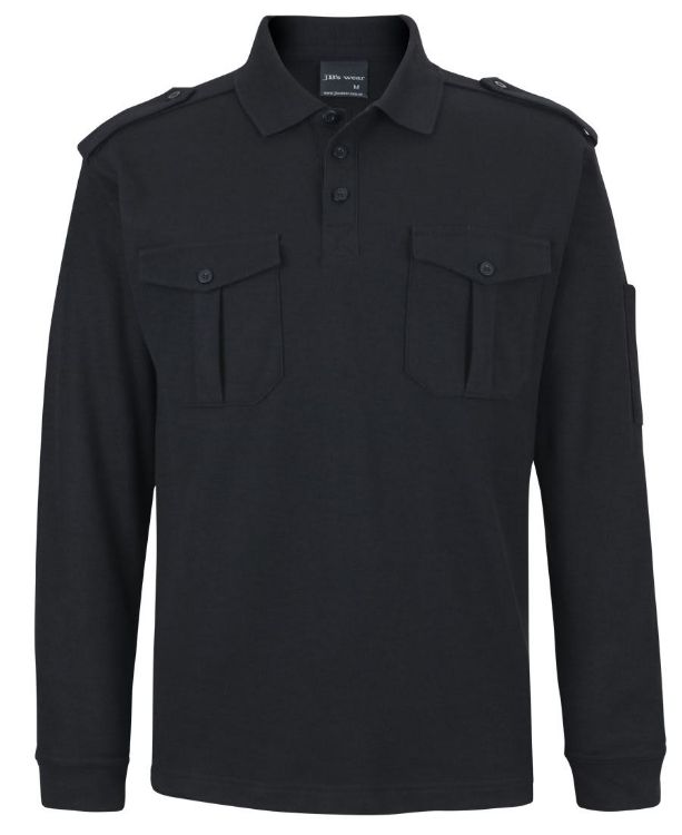 Picture of JB's L/S 250 Epaulette Polo