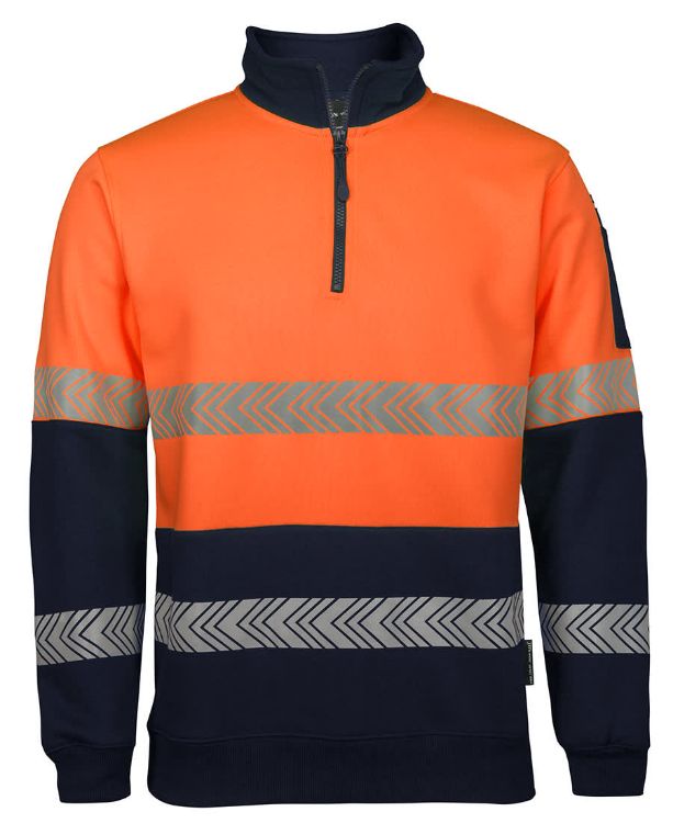 Picture of JB's Hv 1/2 Zip Segmented Tape Fleecy