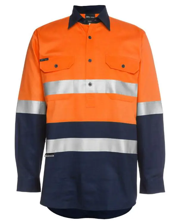 Picture of JB's Hv (D+N) Close Front L/S 190 G Shirt
