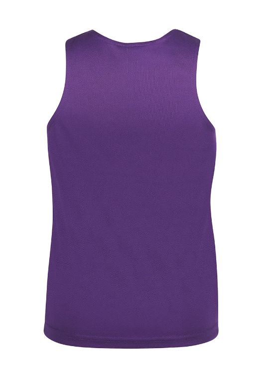 Picture of Podium Kids Poly Singlet Black
