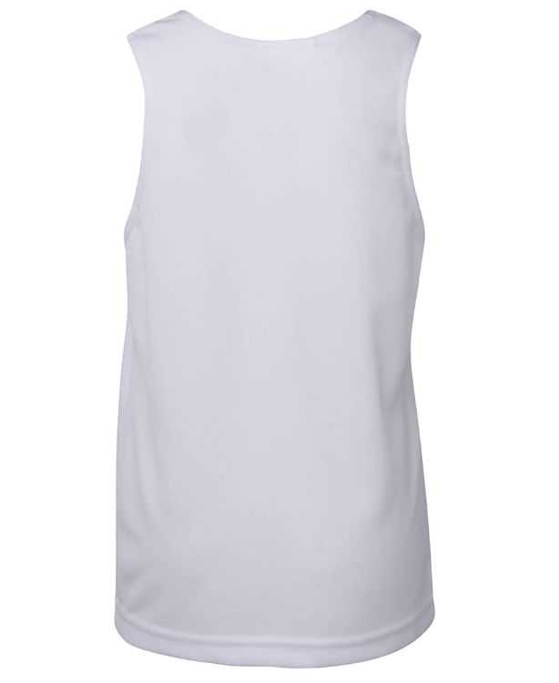 Picture of Podium Kids Poly Singlet Black