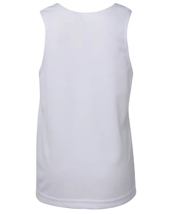 Picture of Podium Kids Poly Singlet Black