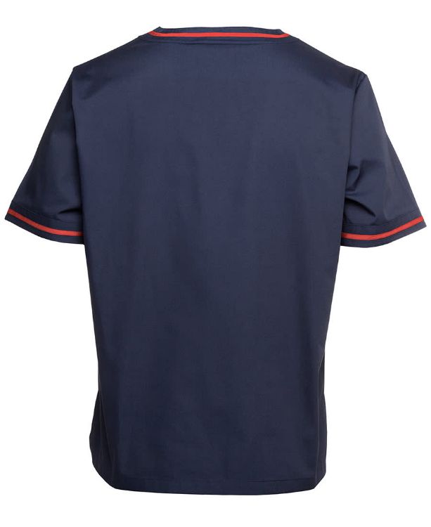 Picture of JB's Contrast Unisex Scrubs Top Navy/