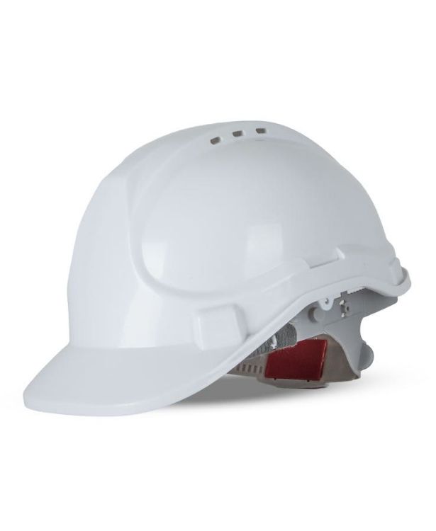 Picture of JB's Pushlock Safety Helmet (10 Pk) White