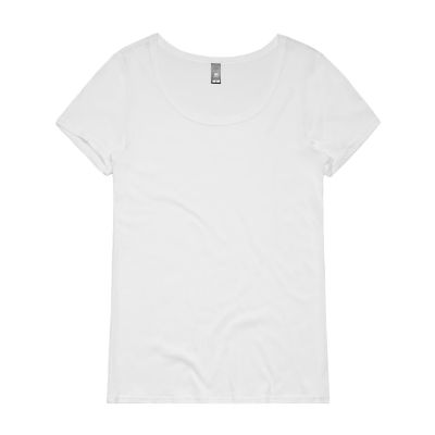 Show details for Wo's Shallow Scoop Tee Picture of Wo's Shallow Scoop Tee