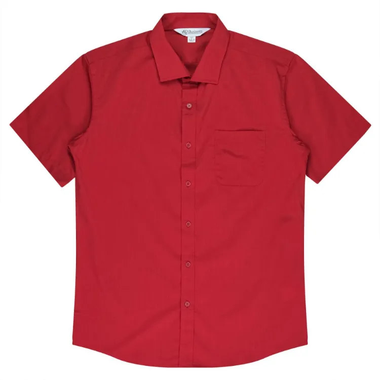 Picture of MOSMAN MENS SHIRT SHORT SLEEVE RUNOUT