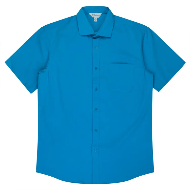 Picture of MOSMAN MENS SHIRT SHORT SLEEVE RUNOUT