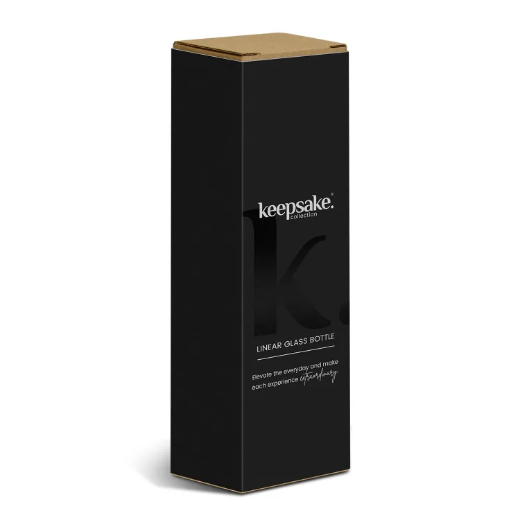 Picture of Keepsake Linear Glass Drink Bottle