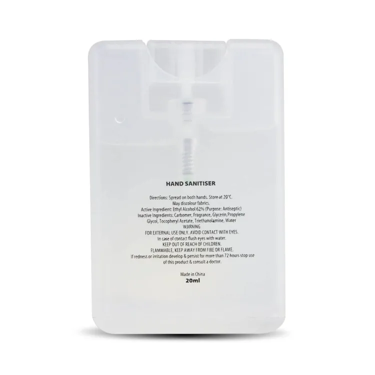 Picture of Hand Sanitiser Card